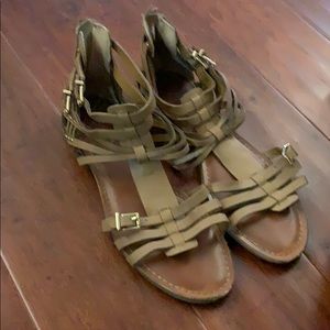 Tan sandals